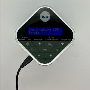 Joel Osteen JoeCube Inspiration Audio With Sermons and Affirmations Blue